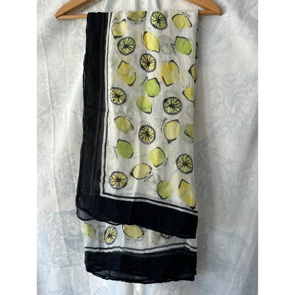 ANN TAYLOR LOFT LEMON LIMES Scarf 50